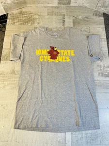 Iowa State Cyclones Herren Large grau T-Shirt Cy Cardinal Football Basketball - Bild 1 von 6