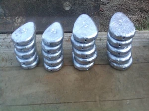 3 oz and 4 oz Qty 20 No Roll Fishing Sinker KIT Free Shipping - Picture 1 of 1