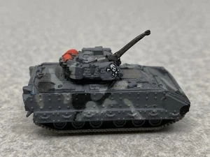 Micro Machines Military M2A2 Bradley Tank Grey Black Camo Galoob Vintage - Picture 1 of 8