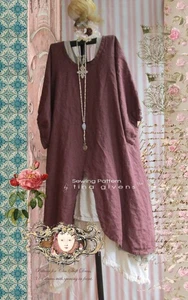 Abito Cleo Shift - modello da cucire di Tina Givens TG-A3043 stile Lagenlook! tunica - Foto 1 di 2