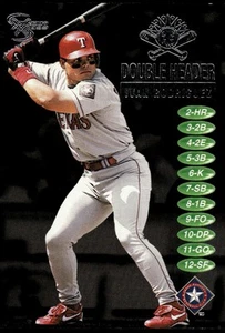 1998 SkyBox Dugout Axcess #15DH Ivan Rodriguez Double Header - Picture 1 of 2