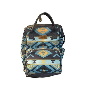 Wrangler Aztec Backpack Organized Daypack Travel Baby Bag NWT - Picture 1 of 8