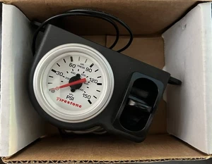 FIRESTONE AIRIDE 7551 SINGLE PNEUMATIC BLACK GAUGE HOUSING - Foto 1 di 3