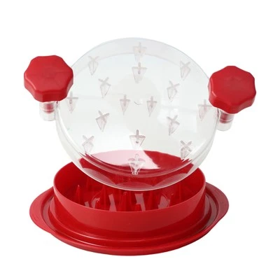 STJKBDFC Chicken Shredder Large Chicken Breast Shredder Tool Twist with Brush&Fork, Vi...