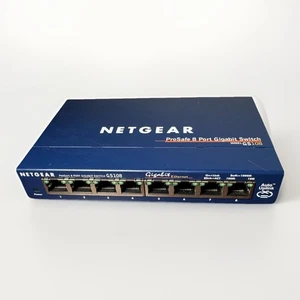 NETGEAR-ProSafe 8 Port Gigabit Switch GS108 V3 No Power Cable Router Cisco - Picture 1 of 4
