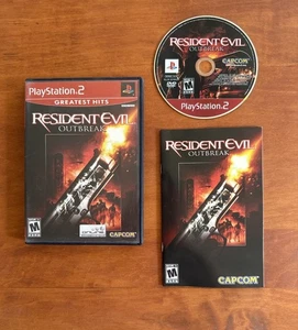 Resident Evil: Outbreak (PlayStation 2 PS2) VGC CIB Complete w/ Reg Card &Tested - Picture 1 of 7