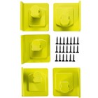 5Pcs Tool Holder Mount Wall Mount Bracket With Screws For Ryobi One+ 18V Battery