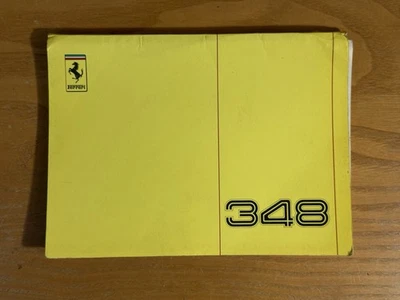 Ferrari 348 Libretto Uso E Manutenzione - Immagine 1 di 4