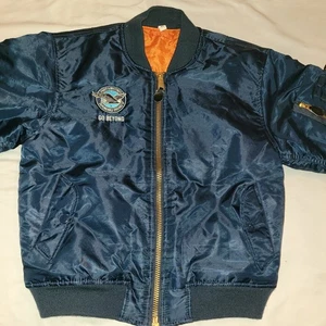 Rothko Limited Pratt & Whitney Youth Jacket Size XL Go Beyond Bomber Zip  - Bild 1 von 12