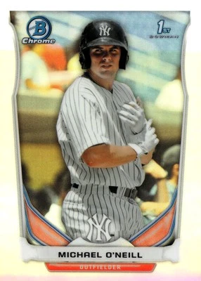 2014 Bowman Chrome #BCP48 Michael O'Neill Prospects Refractors #/500 - Image 1 of 2