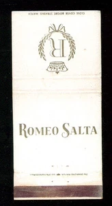 ROMEO SALTA ITALIAN CUISINE RESTAURANT NEW YORK MATCHBOX LABEL AMERICA - Imagen 1 de 1