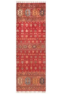 Ziegler Annodato a Mano Tappeto Orientale 232x77 cm-Fine, Tappeto, Runner, Rosso - Picture 1 of 12