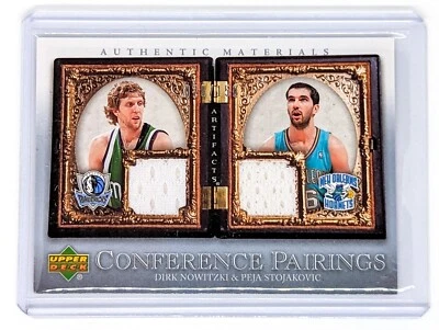 2007-08 Artifacts Conference Pairings #CPNS Dirk Nowitzki Peja Stojakovic /150 - Image 1 of 2