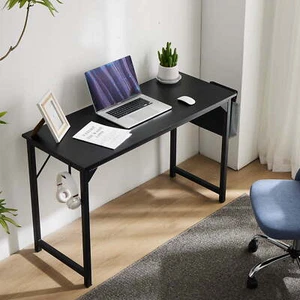 31 Inch Computer Desk Writing Work Study Table Modern Office with Storage Bag - Picture 1 of 6
