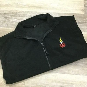 Chaqueta de lana negra TEAM USA OLYMPICS con cremallera completa cuello simulado talla XL - Imagen 1 de 9