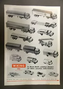 scarce 1972 WIKING CATALOG plastic HO scale and some N scale - Picture 1 of 4