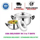 Stainless Steel Hot Serve Double Wall Insulated Hot Pot Casserole Combo Set