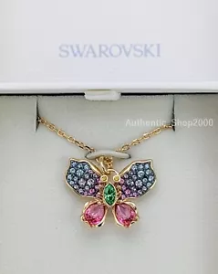 NEW Authentic SWAROVSKI Multicolor Pave Butterfly Idyllia Necklace 5709950 - Picture 1 of 5