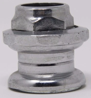 NOS ITALIAN STEEL HEADSET 1" INCH 40s 50s 60s SPORT VINTAGE ITALIAN THREADED OLD - Image 1 of 3