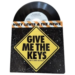 Huey Lewis & The News Give Me The Keys 45 Pic Sleeve Chrysalis 1989 NM - Bild 1 von 7