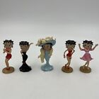 Lot of 5 Westland Giftware 2.5" Betty Boop Mini Figurines #6899 A, B, C, D, F