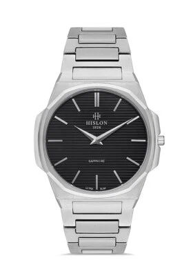 Hislon Men's Watch Ultra Slim Dial Sapphire Glass Black dial New Collection - Image 1 of 4