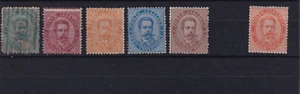 1879 Italy King Umberto I Definitives set of 6 SG#31-35,37. MH.CV.£2411. - Picture 1 of 3