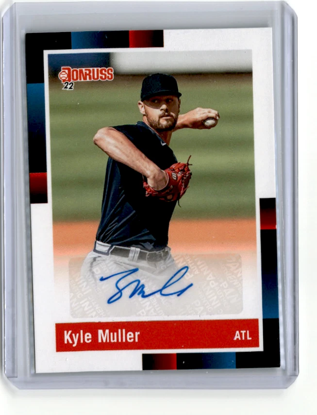 2022 Donruss Retro 1988 Signatures #R88S-KM Kyle Muller Auto AU  Atlanta Braves - Image 1 of 1