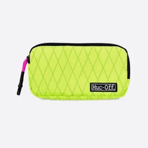 Muc-Off Essentials Case Water Resistant Cycling Pocket Storage - Hi-Vis Yellow - Picture 1 of 2
