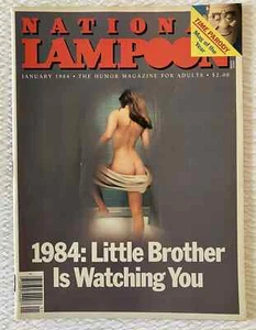 National Lampoon Jan 1984 "Little Brother Is Watching You" Time magazine Parody - Picture 1 of 9