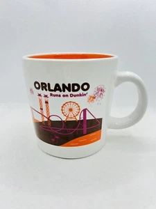 Taza de café Dunkin Donuts Orlando Runs On Dunkin Florida Destination Orlando - Imagen 1 de 6