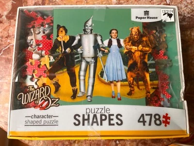 Paper House - The Wizard of Oz - 478 Piece Character Shaped Jigsaw  Puzzle - Image 1 of 4