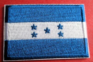 Flag of Honduras - New Embroidered Iron-On Patch - 2½" x 1¾" - Picture 1 of 1