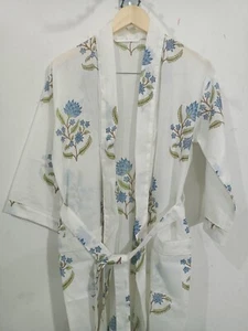 Batas kimono 100 % algodón, kimono de algodón puro, vestido ropa de festival - Imagen 1 de 12