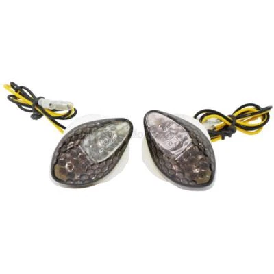Mini señales de giro LED de plástico de 1,9" para Honda CBR600RR 2003-2012 CBR1000RR 04-07 Foto 1 de 4