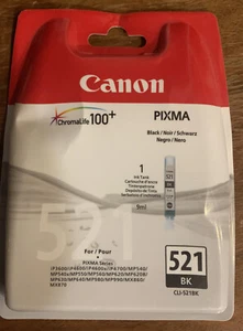 Originale Canon Cartuccia d'inchiostro nero CLI-521bk - Foto 1 di 2