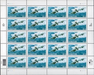 Scott #3372 LA Class Submarine Full Sheet of 20 Stamps - MNH - Picture 1 of 2