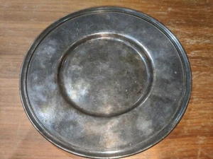 1926 Fort Harrison Hotel Clearwater Florida Silber Teller Untertasse - Bild 1 von 2