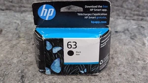 🔥NEW🔥 HP 63 Black Noir Original Ink Cartridge EXP Sep 2026 Made In Malaysia - Afbeelding 1 van 8