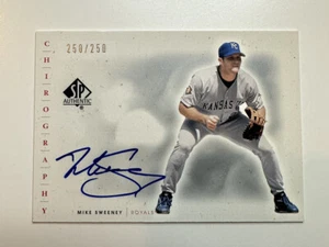 Mike Sweeney 250/250 Kansas City Royals 2001 MLB Signed Card - Picture 1 of 3