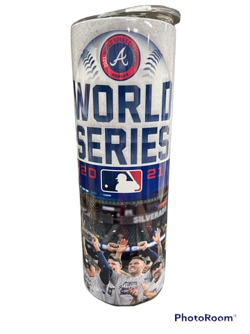 Braves Championship 20 oz Tumbler Cover