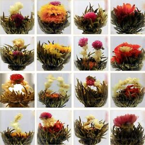 10 pcs/pack Popular Chinese Green Artistic Blooming Flowering-Flower-Tea Balls