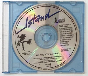 U2- THE JOSHUA TREE ISLAND RECORDS VG COND CD 4496 - Picture 1 of 2