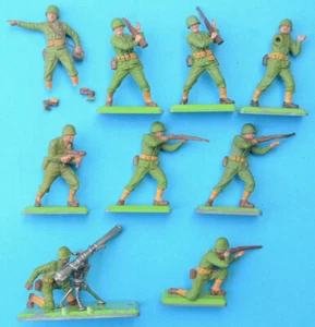 BRITAINS DEETAIL American / US Infantry 1/32 54mm toy soldiers - Picture 1 of 10