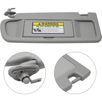 Gray Left Driver Side Sun Visor For 2006-2011 Honda Civic 83280-SNA-A01ZC Foto 1 de 4