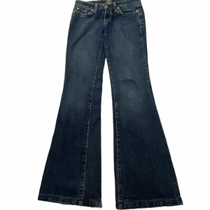 Kasil relaxed fit bootcut leg Women's size 27 dark blue denim jeans - Picture 1 of 6