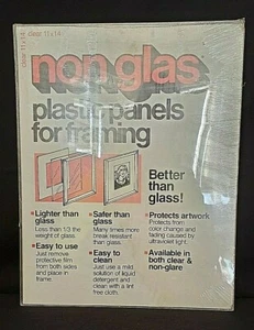 Vintage ungeöffnete BIENFANG GLASFREIE blendfreie Kunststoffplatten 11" x 14"  - Bild 1 von 5