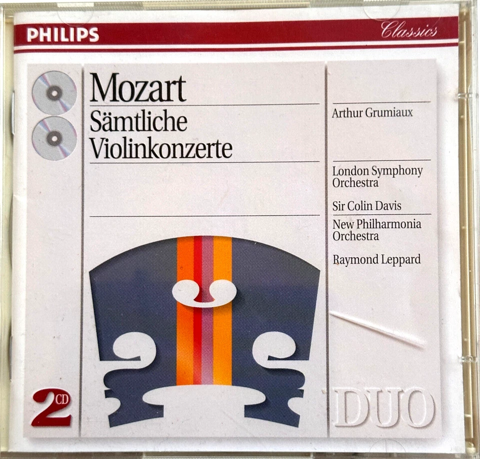 W.A. Mozart -  Sämtliche Violinkonzerte  - 2CD - Bild 1 von 1