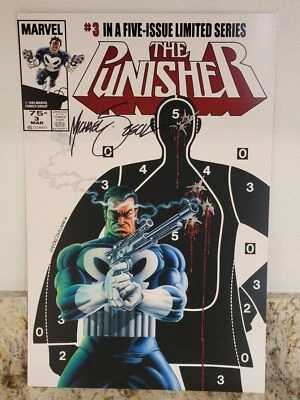 PUNISHER #3 Art Print Signed by Artist Mike Zeck 11x17 w/COA Marvel Comics - Image 1 of 3