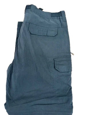 BC Clothing Men Convertible Stretch Cargo Hiking Pants(GREY,XXL X32)NWT - Image 1 of 4